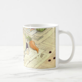 crossword rabbits coffee mug