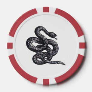 Crotalus Cascavella Snake (Venemous Pit Viper) Poker Chips