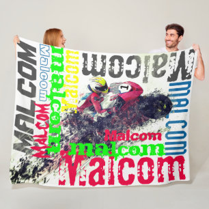 Crotch Rocket Street Racing Bike Name #1 Fleece Blanket