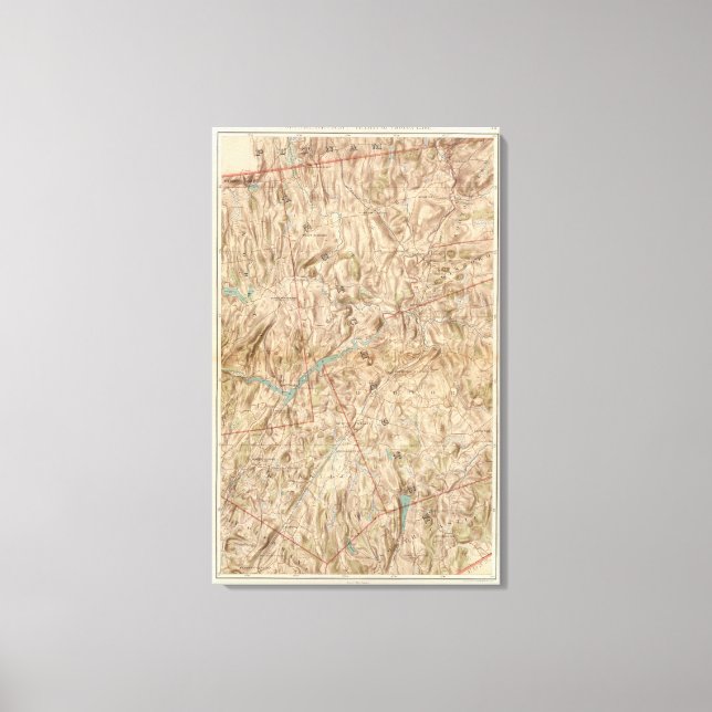 Croton Lake Vicinity Canvas Print (Front)