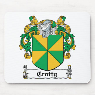 Crotty Family Crest Mouse Mat