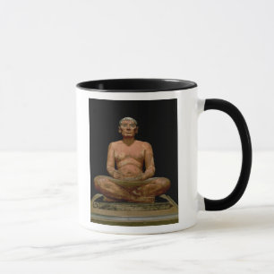 Crouching Scribe Statue Mug
