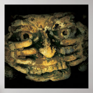 Crouching Sculpture Poster