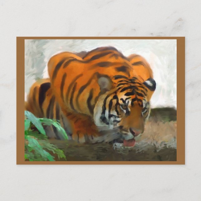 Crouching Tiger Postcard (Front)