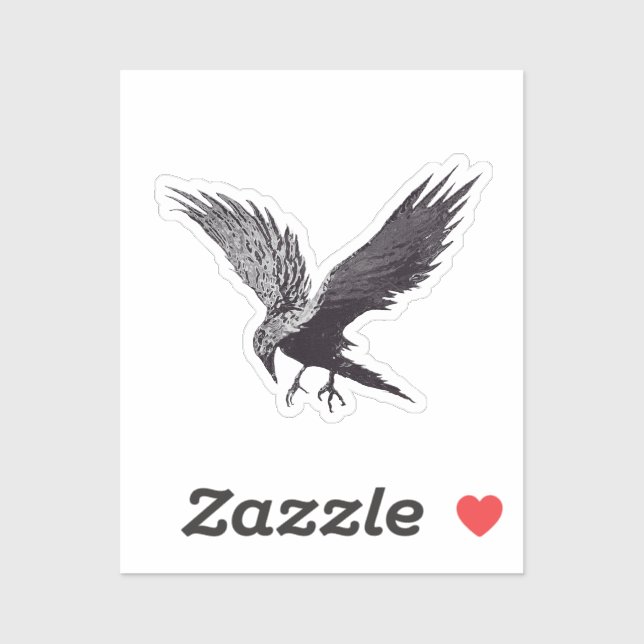 Crow Abstract Art (Sheet)