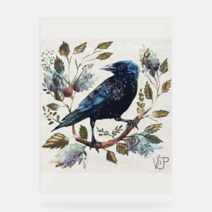 Crow Acrylic Sign