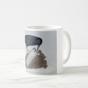 Crow and Harmonica Coffee Mug