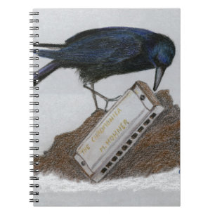 Crow and Harmonica Notebook