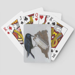 Crow and Harmonica Playing Cards