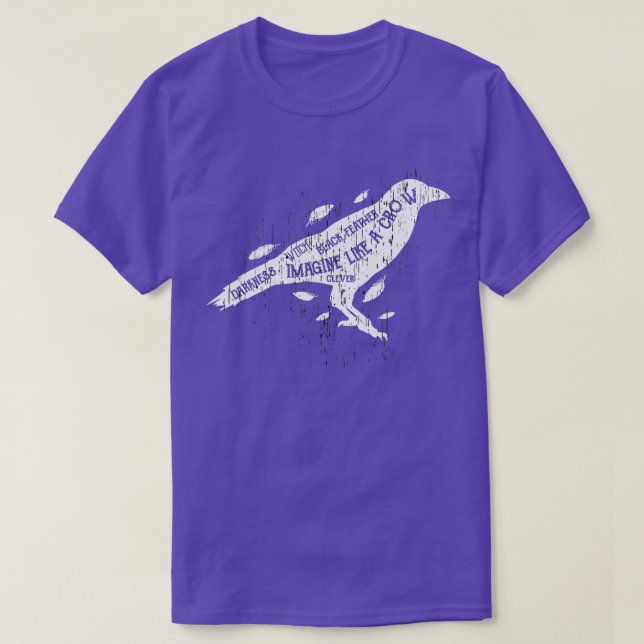 Crow Animal Bird T-Shirt (Design Front)