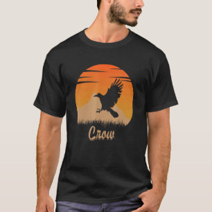 Crow Animal Hot In The Mounta In Nature T-Shirt