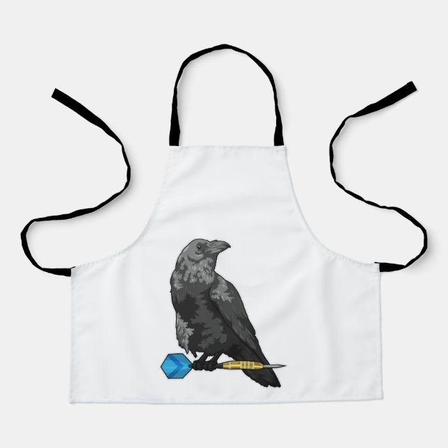 Crow at Darts with Dart Apron (Front)
