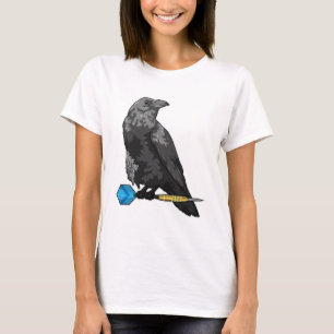 Crow at Darts with Dart T-Shirt
