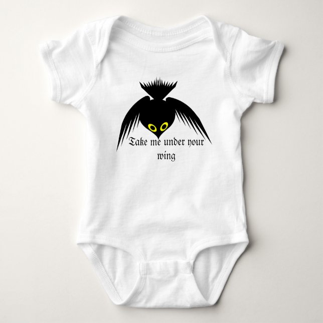 Crow Baby Bodysuit (Front)