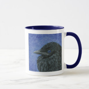 crow baby mug