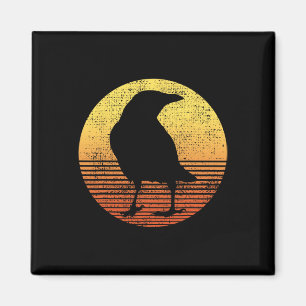Crow Bird Lover Raven Vintage  Magnet