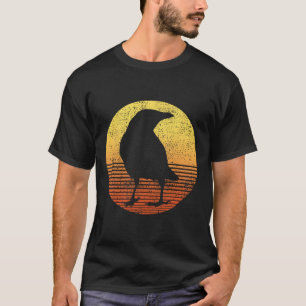 Crow Bird Lover Raven Vintage  T-Shirt