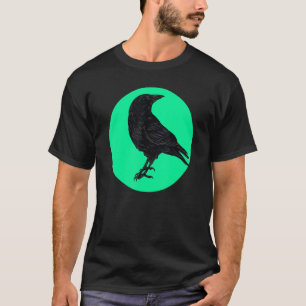 Crow Bird Minimalist Bird T-Shirt