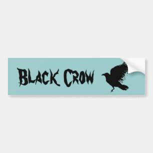 Crow - black bumper sticker