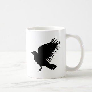 Crow - black coffee mug