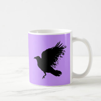 Crow - black coffee mug