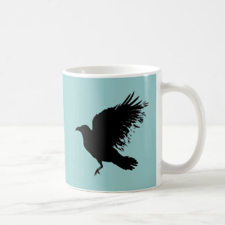 Crow - black coffee mug