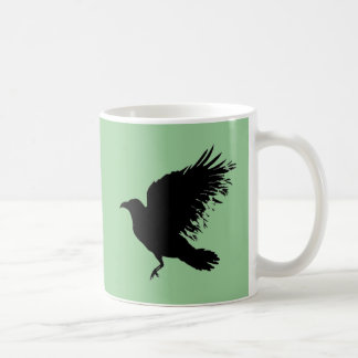 Crow - black coffee mug