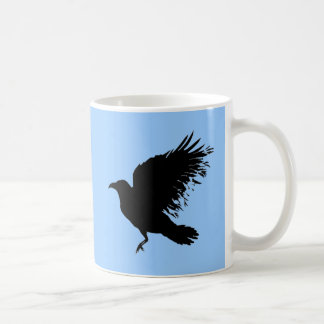 Crow - black coffee mug
