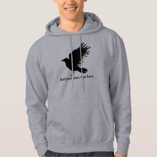 Crow - black hoodie