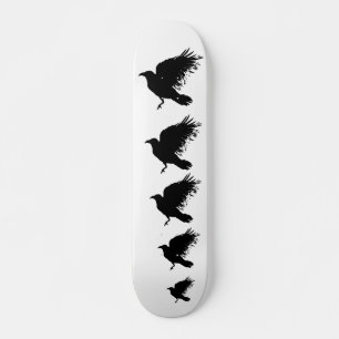 Crow - black skateboard