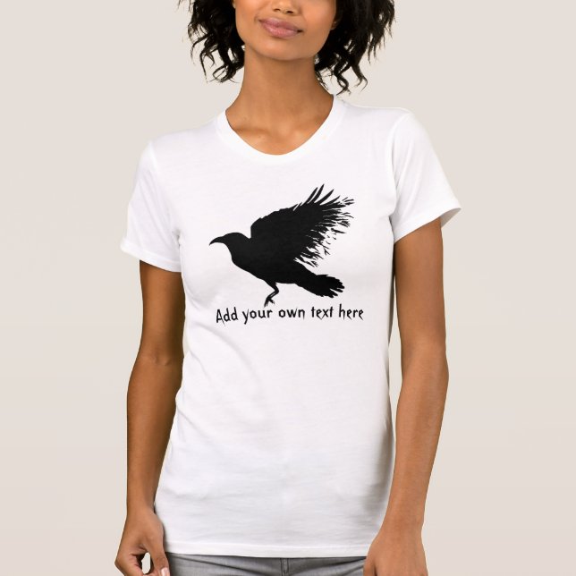 Crow - black T-Shirt (Front)