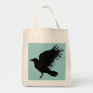 Crow - black tote bag