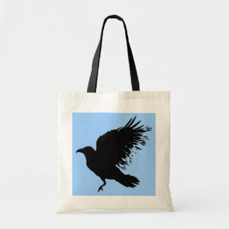 Crow - black tote bag