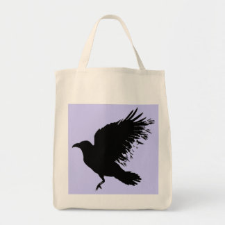 Crow - black tote bag