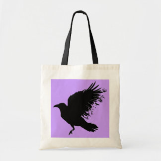 Crow - black tote bag