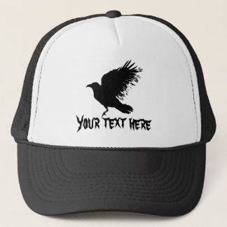 Crow - black trucker hat