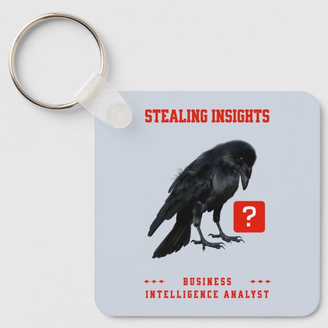 Crow Business Intelligence Analyst Key Ring (Front)