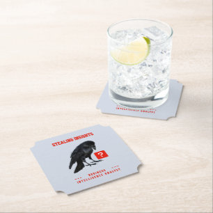 Crow Business Intelligence Analyst Paper Coaster