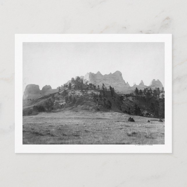 Crow Butte near Ft. Robinson Photograph Postcard (Front)