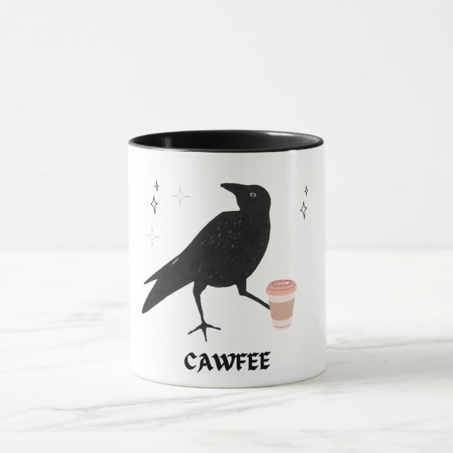 Crow Cawfee Mug (Center)