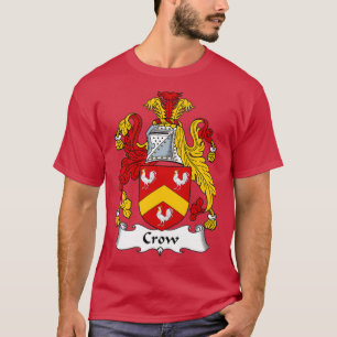 Crow Coat of Arms Family Crest  T-Shirt