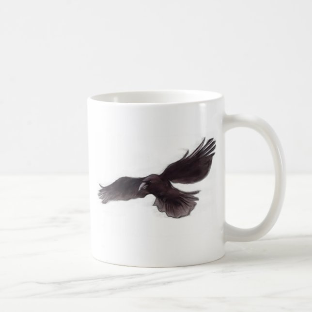 Crow Coffee Mug (Right)