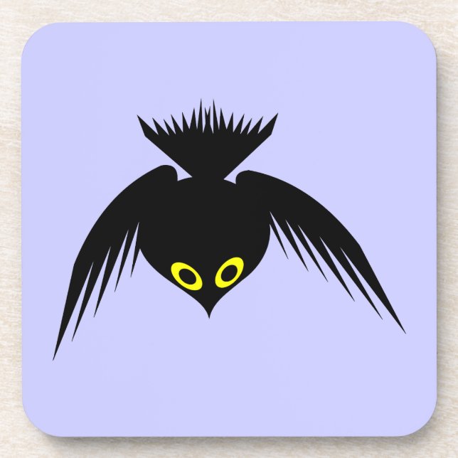 Crow Cork Coaster (Front)