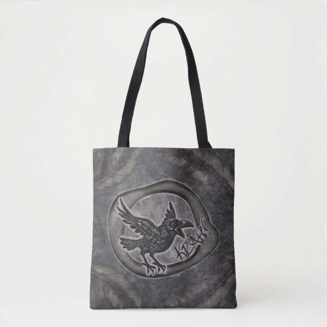 Crow Crow Rabe calls KRÄH! bag (Front)