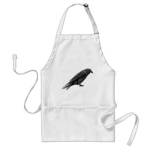 Crow ~ Crows Bird Customise Template Standard Apron
