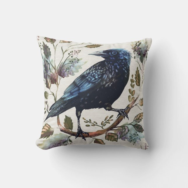 Crow Cushion (Front)