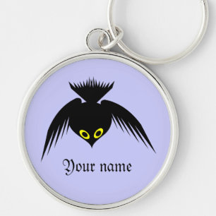Crow Custom name Keychain