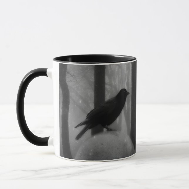 Crow Deep In The Forest Mug (Left)