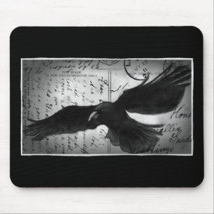 Crow deluxe mouse mat