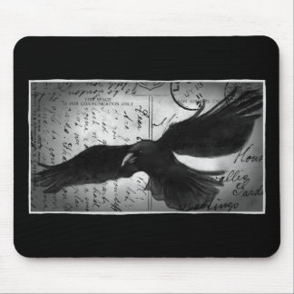 Crow deluxe mouse mat